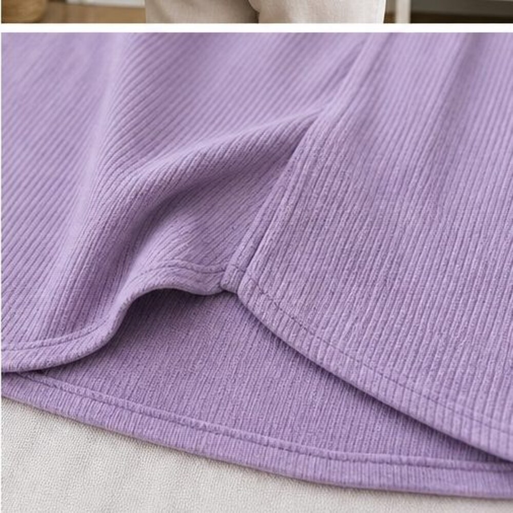 Lilac Button Blouse - Picture 6 of 6